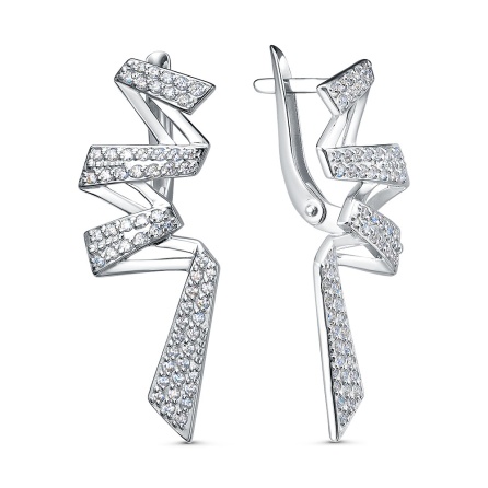 3101028286-01 Серьги 925 Родаж